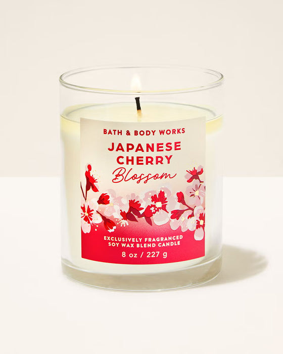 Japanese Cherry Blossom Single Wick Candle