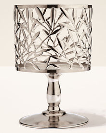 Vine Leaf Pedestal 3-Wick Candle Holder