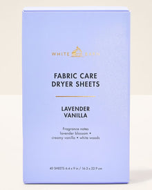 Lavender Vanilla Dryer Sheets