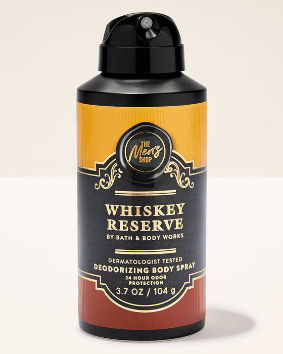 Whiskey Reserve Deodorizing Body Spray