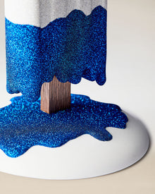 Patriotic Popsicle Pedestal 3-Wick Candle Holder
