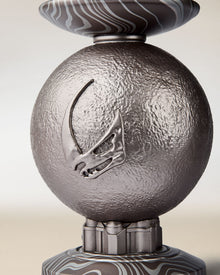 The Mandalorian Light-Up Pedestal 3-Wick Candle Holder